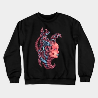 abstract portrait Crewneck Sweatshirt